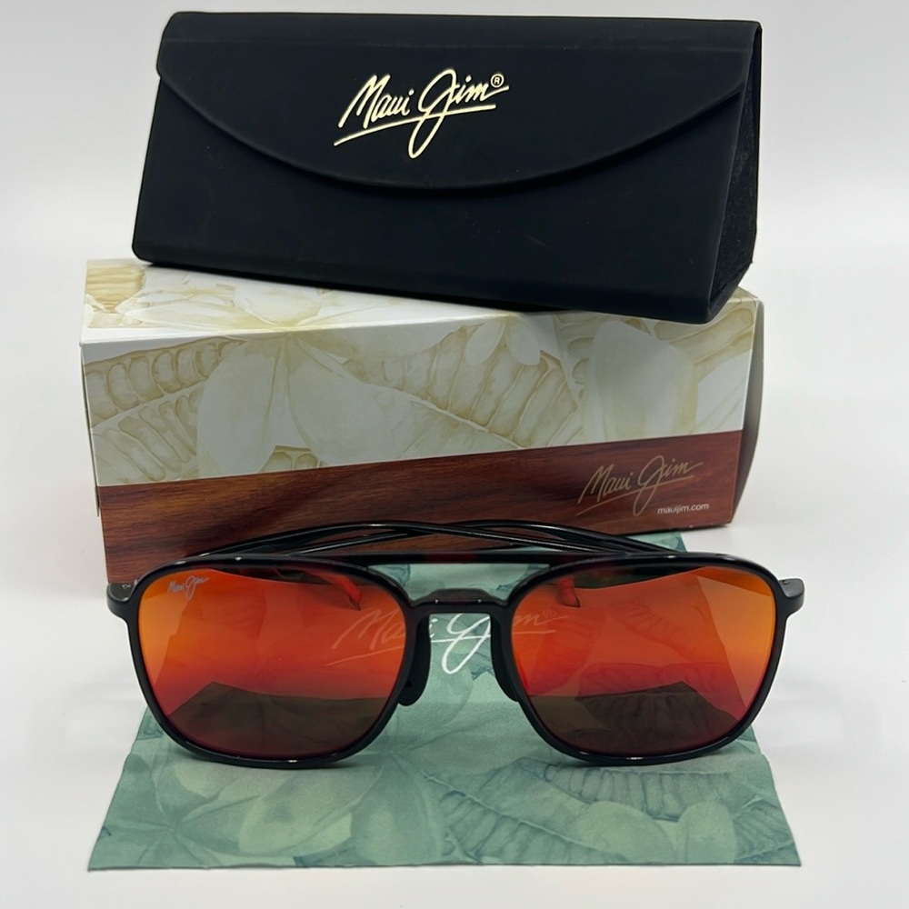 EUC Maui Jim Keokea Polarized Aviator Sunglasses